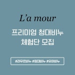 라무르코리아, 프리미엄 청대비누 체험단 모집