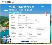 오늘 여행 떠나기 전 관광지 여행예보부터 볼까?