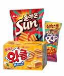 오리온 와클·썬·치킨팝 재출시 과자 인기