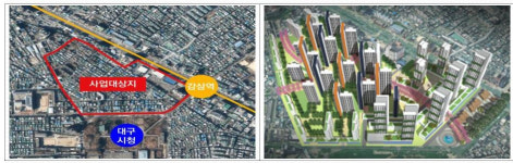 대구 신청사 앞 새 아파트 4000가구…新주거타운 조성