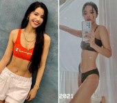 솔라, 체지방 5.1㎏ 뺀 역대급 몸매…복근, 허리 보여주고파