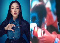 비비, 공연하다 여성 팬에 다가가 키스…피임도구도 던졌다