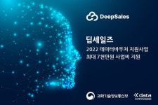 딥세일즈, 데이터바우처 지원사업 공급기업 선정