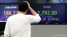 하…다 파랗네 2800 뚫린 코스피, 울고싶은 동학개미