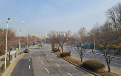 안양시 자유공원 앞(호계동) 도로 보행자 중심으로 개선