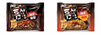 [신상품라운지]팔도, 틈새라면 매운짜장·카레 출시