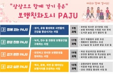 파주시 보행친화도시 선포..편리한 보행환경 조성 박차