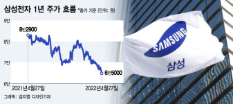 5만전자 초읽기 외인 삼전 엑소더스...518만 개미 눈물의 줍줍