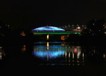 안양시 안양대교·비산골 음식거리 경관조명 사업 완료