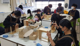 산림청 목재체험교실 희망학교 찾아요
