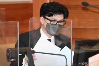 [사진]헌재 '검수완박' 공개변론 앞둔 한동훈 장관