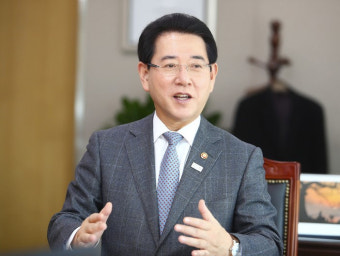 김영록 전남지사, 해수부에 갯벌습지정원 조성 건의