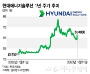 강력 매수 뜨자 태양광株 현대에너지솔루션 쨍…15% 불기둥