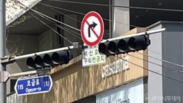 [르포]우회전 하는 순간 보행자 신호 파란불로…중간에라도 멈춰야