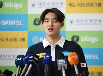 김우민, 세계수영선수권 男 자유형 5위…개인 기록도 새로 써