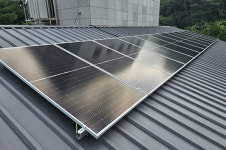 강원도 홍천 양로원에 태양광 모듈 설치해 준 신성이엔지