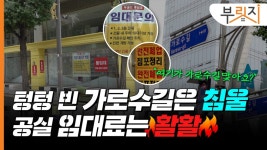 싸게 내놓느니 비워둔다?…텅텅 가로수길, 임대료 안 내리는 이유[부릿지]