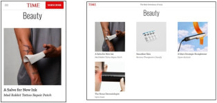 우신라보타치 타투 패치, 미국 타임지 2023 최고 발명품 선정