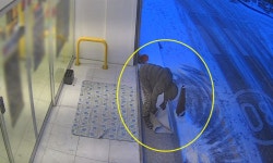 눈 누가 치웠지? CCTV 보고 깜짝…무인매장 앞 깨끗했던 이유