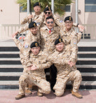 손흥민처럼 찰칵...신원식 장관, 아크부대 장병 이색 격려