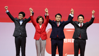 나경원·원희룡, 마지막 연설서도 한동훈 겨냥 