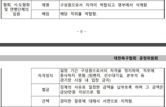 정몽규 '해임' 아니고 '자격정지 이상 징계' 요구 왜?