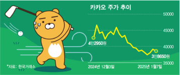 오르나 했더니 결국... 다시 추락한 카카오, 투자자 99% 눈물