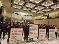 기간산업지키자, 인의장막 친 노조…일촉즉발 고려아연 주총