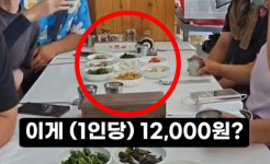 이게 7만원 백반정식? 바가지 항의에…사장 여기 울릉도야
