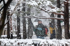 수도권 대설특보 지속… 서울 강북 12㎝ 쌓였다
