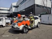 삼성 3119구조단, 동강그린모터스서 비상구조훈련 실시