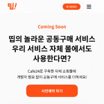 네모파트너즈피오씨 | 피오씨홀딩스, 공동구매 구현 솔루션 '띱' 사전 예약 프로모션