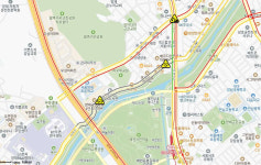 양재천로 KT연구개발본부↔영동1교 북단 침수로 양방향 통제