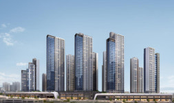 커튼월룩 외관으로 세련미 완성…두산위브더제니스 센트럴 여의