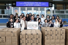 디엔디전자, 전남 7개 지역 어린이집·취약계층에 살균소독수 기부