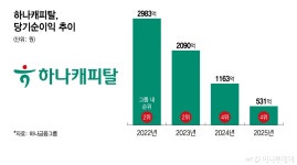 은행 다음이었는데 어쩌다… 순익 80% 급감, 하나캐피탈의 추락