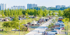 구미시, 낙동강 제2캠핑장 주말 예약률 89%…캠핑 성지 급부상