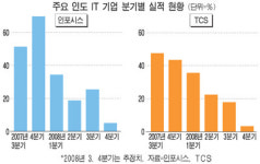 인도 성장엔진 IT산업 식어간다