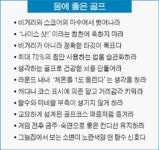 김과장, 우즈 흉내내 힘차게 티샷했다 `아이구~`