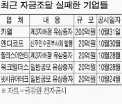 코스닥기업 자금조달 만만찮네