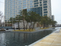 송도 더샾 퍼스트월드, 조경설계 돋보여