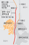 동탄신도시 광역도로 영덕~오산 13.8㎞ 개통