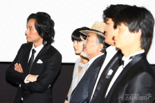 [포토] 영화 `차우` 배우들, 흐뭇한 표정으로