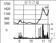 [종목 포커스] 성지건설, M&A 추진에 나흘째 상승