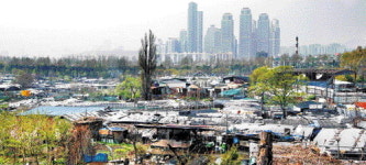 판자촌 구룡마을 2793가구 아파트촌으로