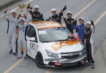 쉐보레 레이싱팀 이재우 선수 5전 슈퍼2000클래스 1위