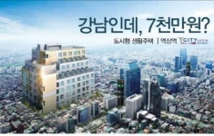 강남구 역삼동에 이 가격? 도시형생활주택 없어서 못 판다.