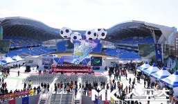 [mk포토] `국내 10번째` 인천축구전용경기장, `오늘 개장`