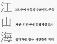 낙동강·백두대간·동해를 성장 기틀로