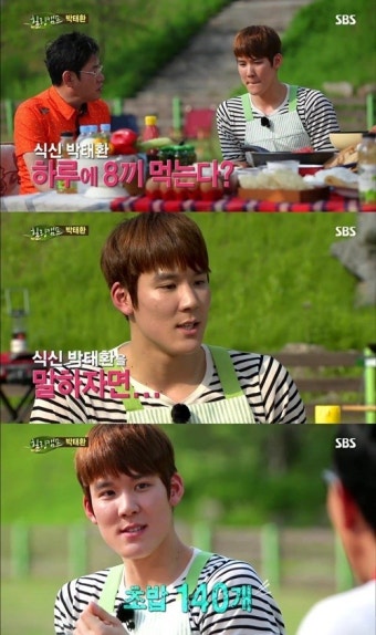 ‘힐링캠프’ 박태환, “하루식단 밥 6끼+간식” 최강식신